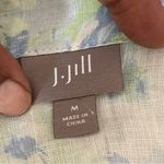 J.Jill | Floral Linen Button Down Blouse Sz M Photo 7