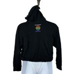 Wrangler Pride Cropped Hoodie Black Rainbow Logo Size M LGBTQ+ Inclusive Photo 3