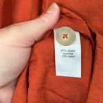 Maurice's  Burnt Orange One Button Boyfriend‎ Style Blazer Lightweight NWT 3X Photo 4