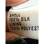 Talbots  Vintage Pure Silk Dress Pants Side Zipper Trousers Lined Solid Black 10 Photo 5