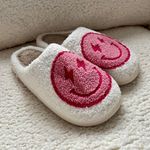 KatyDid Smiley Lightning Bolt Slippers- Pink  Photo 0