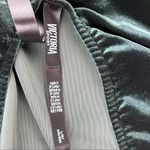 Victoria's Secret Victoria Sport Green Velour with Stars Embellishment Long Sleeve Bodysuit Sz L Photo 6