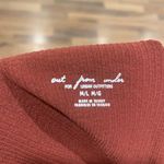 Urban Outfitters NWT Out From Under Wine Zipper Front Crop Top Size Large Photo 7