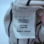 J.Crew Striped Off the Shoulder Ruffle Bodysuit H6125 casual cotton size small Photo 3