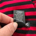 Hot Topic Red & Black Striped Crisscross Strap Pentagram Patch Tank Top Size XL Photo 6