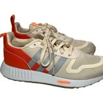Adidas NMD_R1 Women’s Size 9 Cream Orange Grey GW6894 Sneakers Comfort VGUC Photo 0
