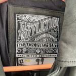 Affliction Leather Jacket Women's Small NWT #99 Livestock Biker MMA Cross Zipper Photo 4