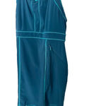 Title Nine  Blue Green Athletic Outdoor Zip Pockets Tank Dress Size 8 Golf Tennis Photo 2