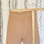 SKIMS Beige Tan Waffle Knit Thermal Leggings Medium Photo 4