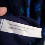 Draper James  X Eloquii Blue Floral Ruffle Tiered Long Sleeve Dress Photo 7