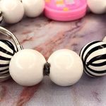 Mom Club Retro Pink Charm Keychain Wristlet Photo 2