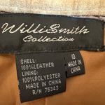 Willi Smith  Women's Vintage Brown Genuine
Leather Suede Pants Photo 3