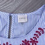 cupio  lightweight long sleeve cold shoulder embroidered ruffle dress with cutout Photo 5