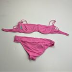 Melissa Odabash Pink‎ Two Piece Bikini Gold Accent Womens Size 8 Summer Vacation Pink Photo 10