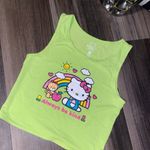 Hello Kitty  Lime Green crop Photo 5