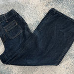 Old Navy Women's Dark Blue Flare Jeans Photo 0