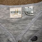 JM Moments pj thermal style pj set with various moon designs Gray Size M Photo 5