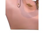 Coach Blush Pink Blossom Leather LTH Town Tote Bag Women NWT Photo 9