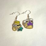 Handmade  Mermaid Man & Barnacle Boy Earrings Photo 1
