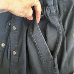 G-Star  Raw midi stretch black button and snaps  down skirt size 27 Photo 8