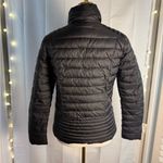 Nanette Lepore Black Puffer Jacket with Quilted Design Photo 1