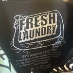 Fresh Laundry Short Sleeve Graphic Hoodie Tee, Women’s Size L, Two Photo 2