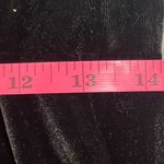 St. John Large Black Silver Metallic Velvet Pull On Pants Pockets Stretch Dressy Photo 9