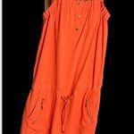 Cache  Orange Short Jumpsuit size M Photo 0