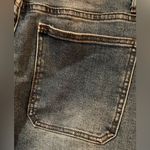 Great Smoky Los Angeles Flared Wide Leg Cropped Blue Denim Jeans Size 5 Photo 5