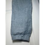 Athleta  Cabo‎ Linen Jogger Chambray Size 8 Elastic Waist Pants Athleisure Photo 3