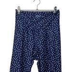Beach Riot Cara Polka Dot Leggings Women’s Size Large Blue Crossover Waistband Photo 2