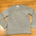 Old Navy   gray waffle knit crew neck sweater size large . Photo 0