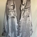 Karen Scott Grey Button Up Photo 3