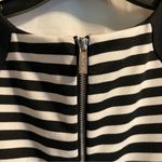 Calvin Klein  Black‎ White Striped Midi Sleeveless Dress Size 8 Classy Career Photo 5
