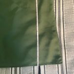 J.Crew Ruffle Mock Neck Blouse XXS Army Green  Preppy Corporate Chic Work Shirt‎ Photo 7