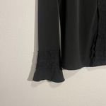 Karl Langerfeld Black Lace Bell Sleeve Long Sleeve V Photo 3