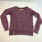 Naketano The Poet’s Choice Faded Red Stars Sweatshirt Womens Size Medium *FLAW Photo 0