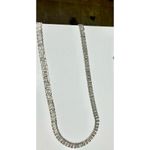 Premier Designs  Retired Rare Vintage Silver Tone Shiny Singed Link Necklace Gift Photo 6