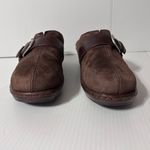 KLOGS brown leather comfort clogs wedge slide on shoe women size 8 M Photo 3