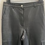 Wilfred Free Aritzia The Modern Vegan Leather High Rise Cargo Pants Size 10 Photo 3