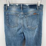 joe's jeans  Easy Fit Crop Jeans Distressed Raw Hem Denim Cropped Deedi Size 28 Photo 7