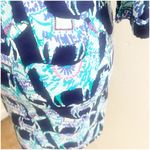 Lilly Pulitzer  Beacon Alpaca My Bags Blue Mini Dress Size XXS Pima Cotton Photo 7