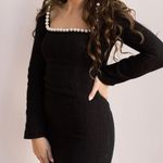 & Other Stories Pearl Embellished Neckline Mini Dress Photo 1