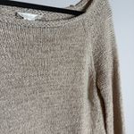 Donna Karan  linen blend thick knit sweater Photo 1