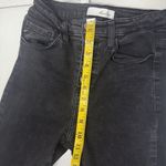 Kancan High Rise Button Fly Frayed Hem Skinny Black Stretch Jeans 7/27 Size 24 Photo 4