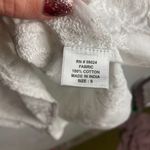 Jennifer Grace Size Small Embroidered Button Down Blouse White Peasant Romantic Photo 3