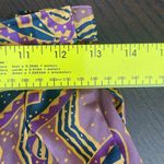 Vibrant Patterned Midi Skirt Brown Size 6 Photo 4