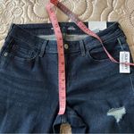 Old Navy  Mid-Rise Rockstar Super-Skinny Distressed Dark Wash Jeans NEW Size 4 Photo 6