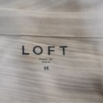 Loft Womens M Button Trim Long Sleeve Tee Photo 8