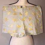 Gap  Khaki Floral Print Shorts SZ 8 Photo 1